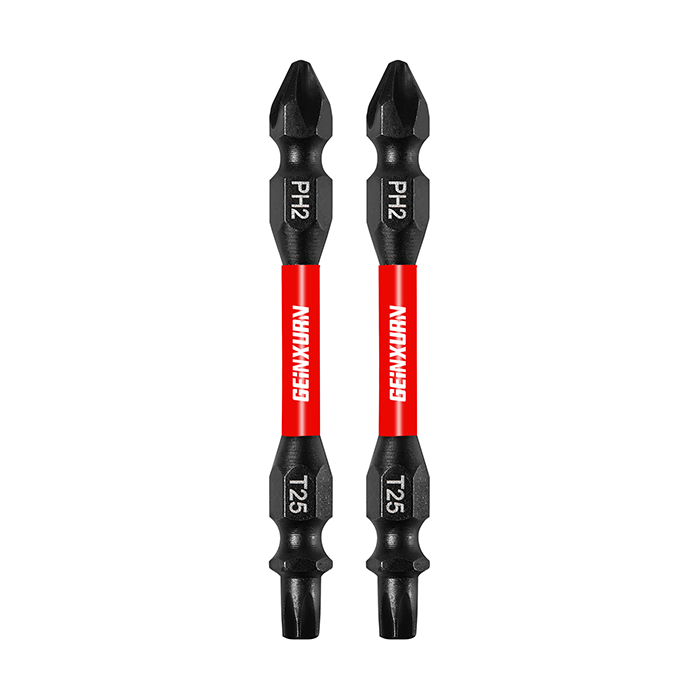 Double-Ended 2"-50mm PH2-T25 Imapct Power Bit Double-Ended 2"-50mm PH2-T25 Imapct Power Bit